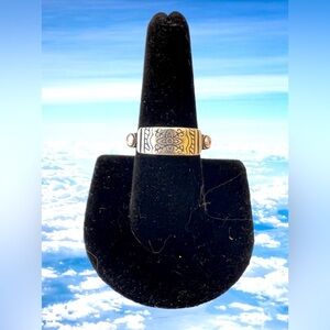 Brighton sterling silver ring. Scrolling on the ring. Rare Excellent size 7